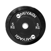 Disco Pesas Miyagi En Caucho M91030 - M91030 - NEG - 5Disco