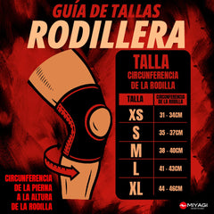 Rodillera Nylon Termoformada M6764 (PAR)