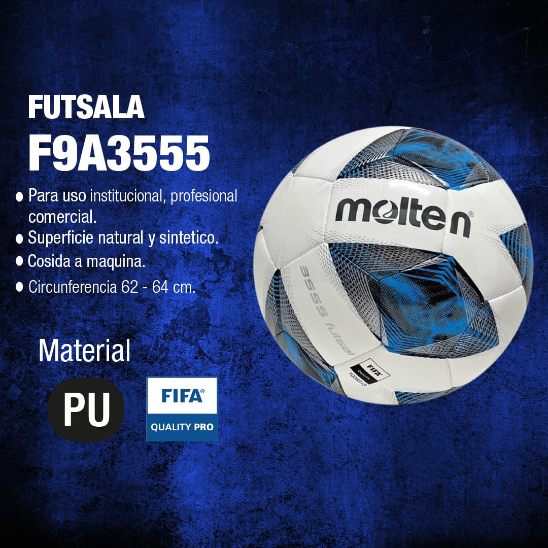 Balón de Fútbol Molten F5A3555 - F5A3555 - K