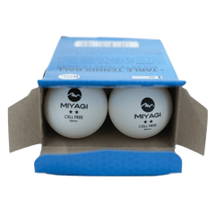 Bola Tenis De Mesa TOURNAMENT 2* Miyagi TT - 9902 - TT-9902-NARPelotas de tenis
