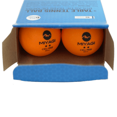 Bola Tenis De Mesa TOURNAMENT 2* Miyagi TT - 9902 - TT-9902-NARPelotas de tenis