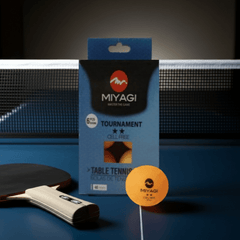 Bola Tenis De Mesa TOURNAMENT 2* Miyagi TT - 9902 - TT - 9902 - NARPelotas de tenis