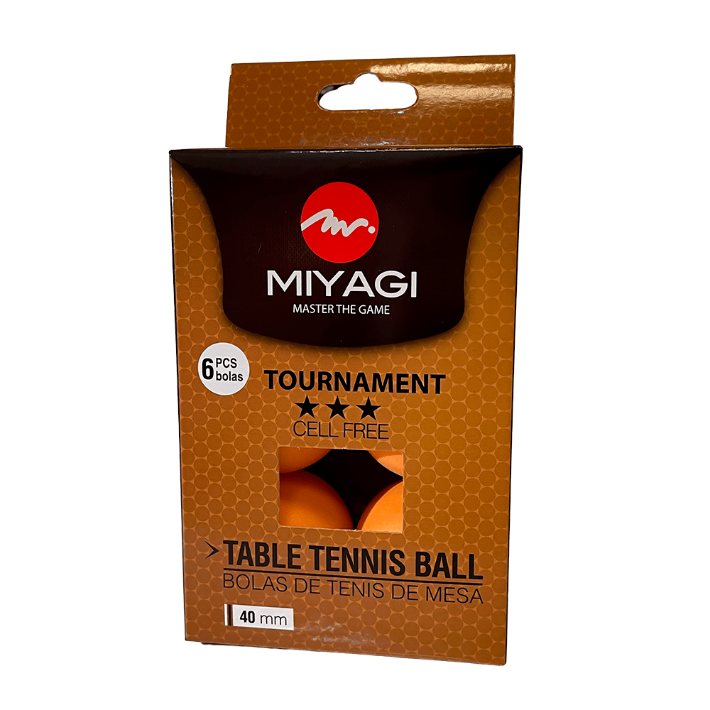 Bolas de Tenis de Mesa Tournament 3 Estrellas TT - 9903 - TT-9903-NARPelotas de tenis