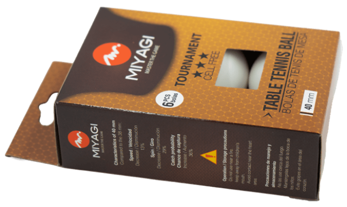 Bolas de Tenis de Mesa Tournament 3 Estrellas - TT-9903-BLAPelotas de tenis