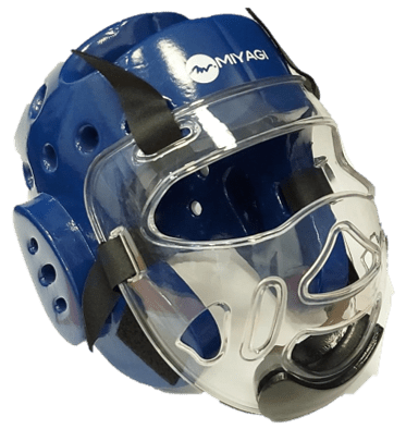 Casco Protector Careta Miyagi Taekwondo MX9412 - MX9412 - AZU - XS - CCasco