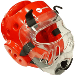 Casco Protector Careta Miyagi Taekwondo MX9412 - MX9412 - ROJ - XS - CCasco
