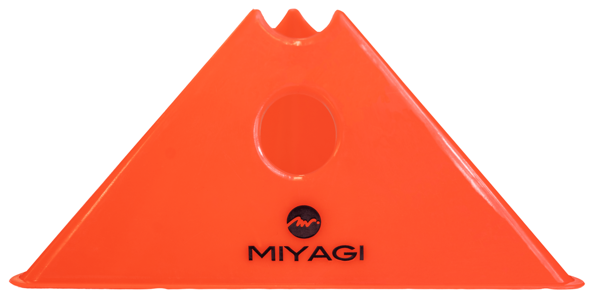 Cono Triangular de Polietileno con Huecos de 12CMS MIYAGI - M30245 - 12 - VERCono