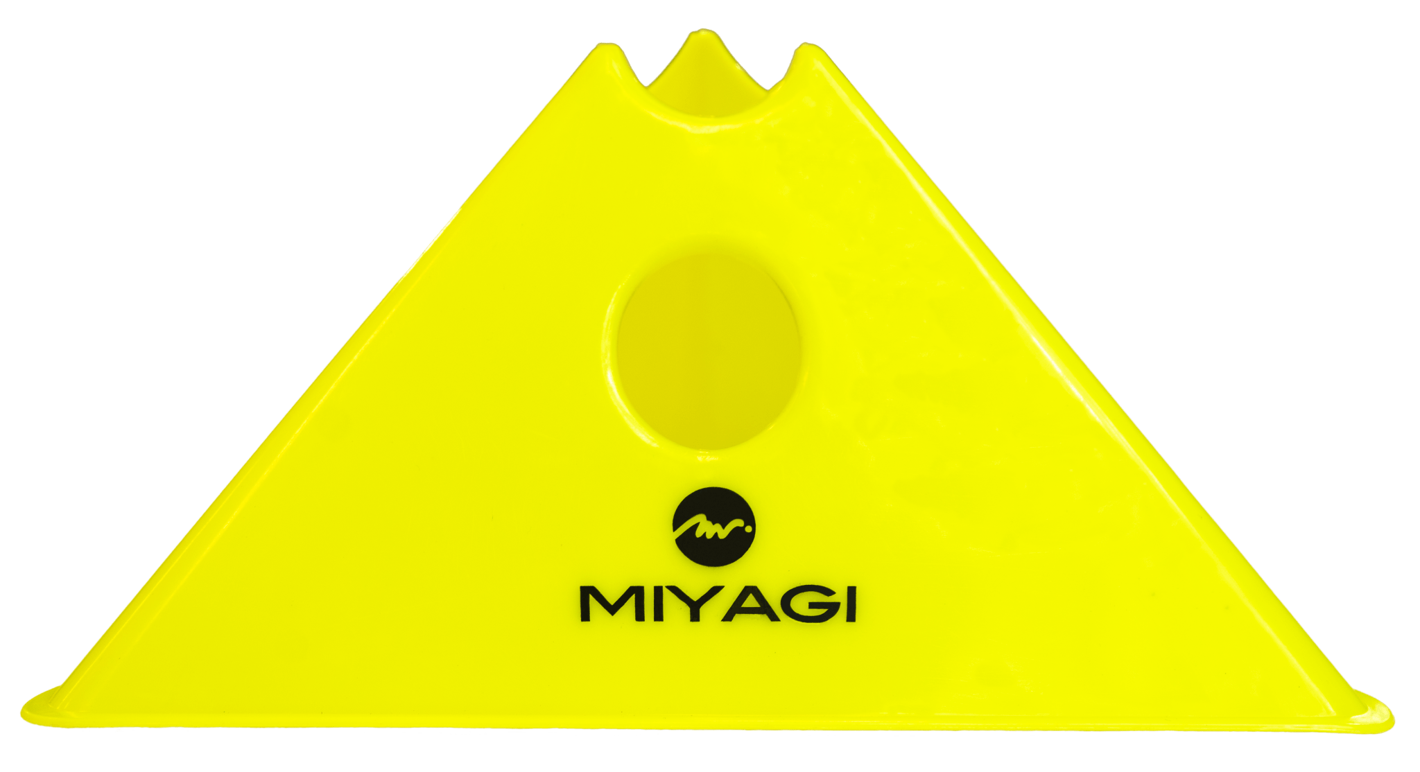 Cono Triangular de Polietileno con Huecos de 12CMS MIYAGI - M30245 - 12 - VERCono