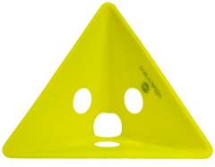 Cono Triangular de Polietileno con Huecos de 12CMS MIYAGI - M30245 - 12 - VERCono