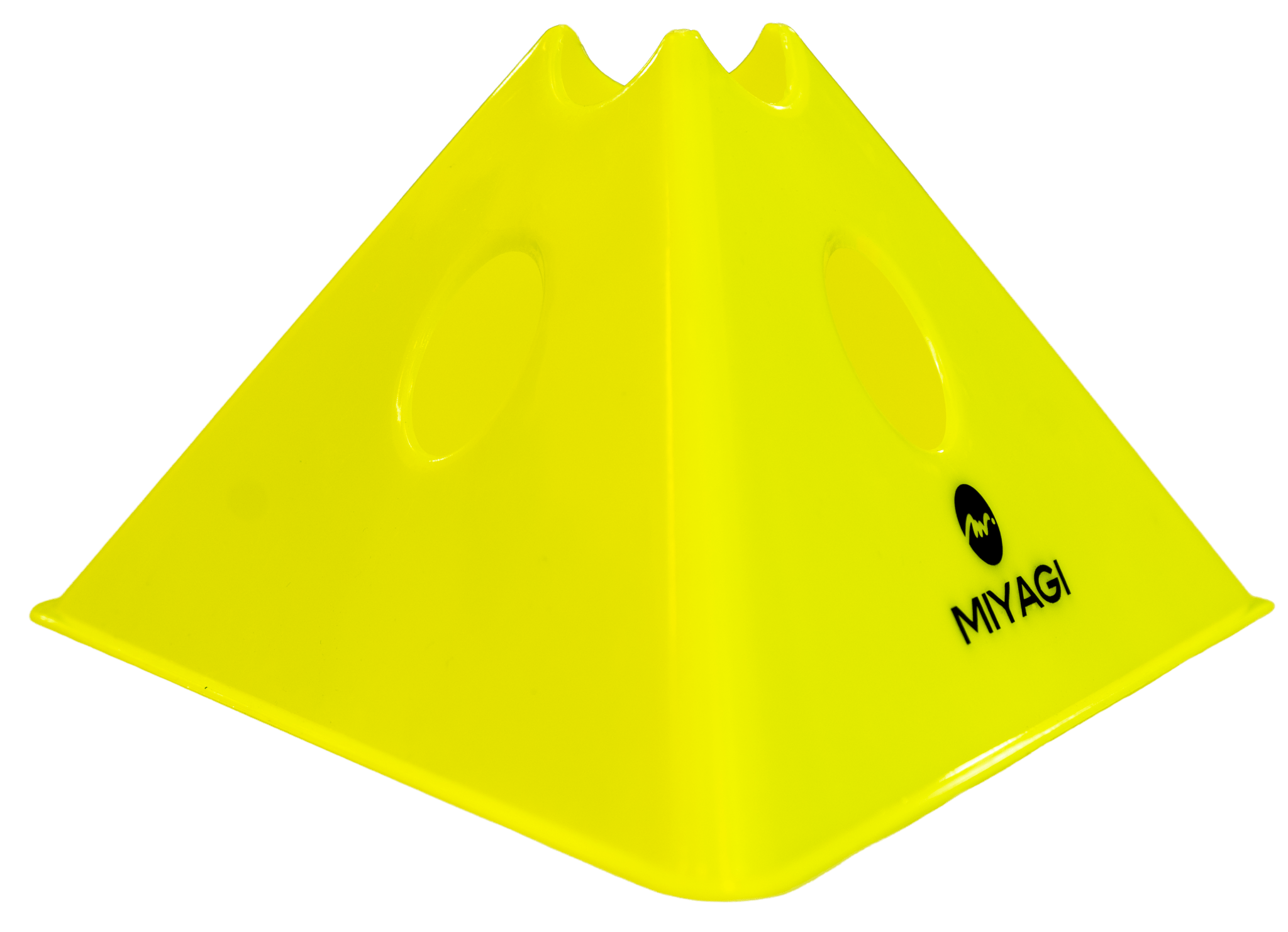 Cono Triangular de Polietileno con Huecos de 12CMS MIYAGI - M30245 - 12 - VERCono