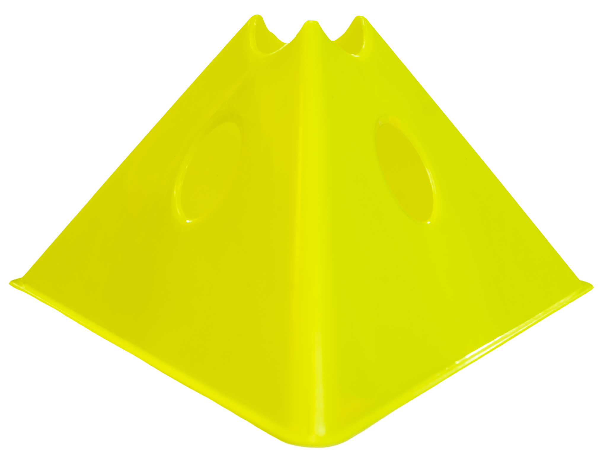 Cono Triangular de Polietileno con Huecos de 12CMS MIYAGI - M30245 - 12 - VERCono