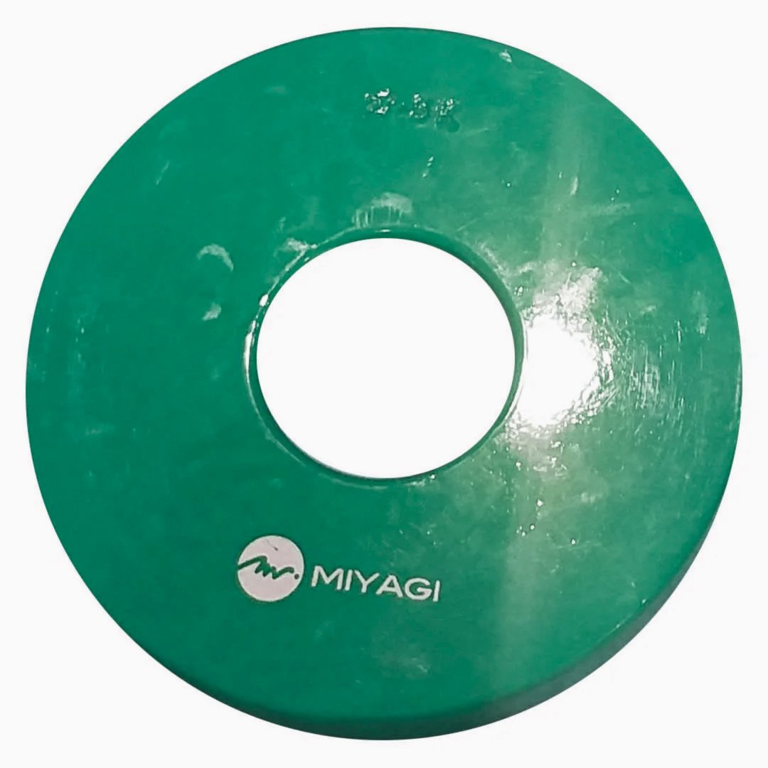 Disco Olímpico Hierro MWTPT verde Miyagi original Colombia 