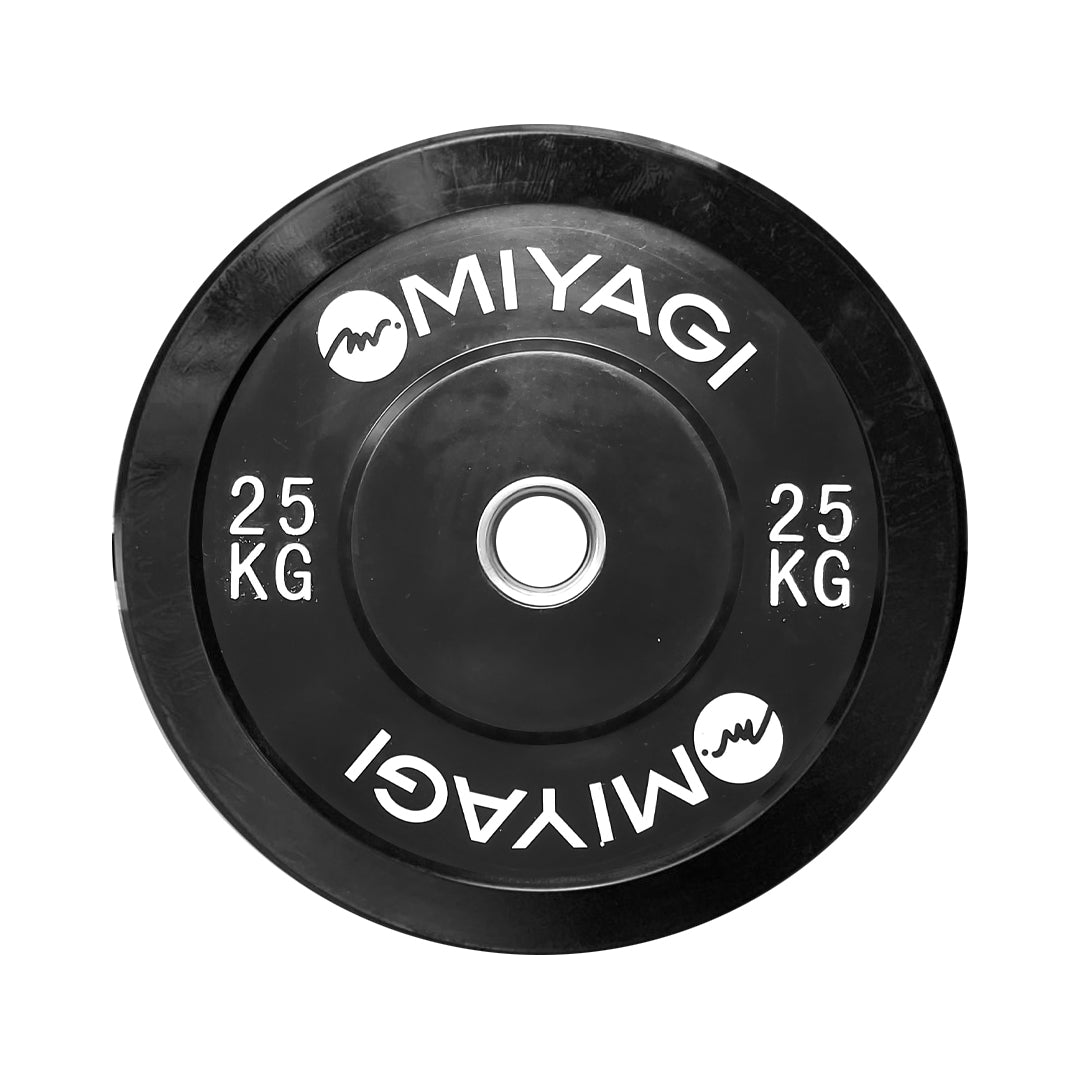Disco Pesas Miyagi En Caucho M91030 - M91030 - NEG - 25Disco