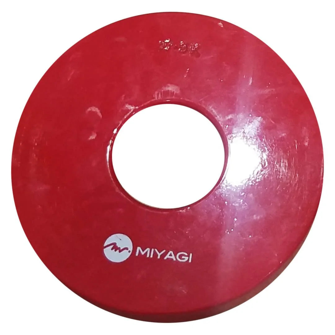 Disco Olímpico Hierro MWTPT rojo Miyagi original Colombia 