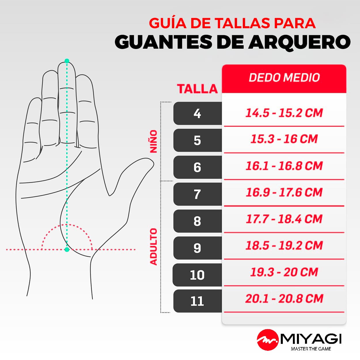 Guante de Arquero MG014AF Agarre Profesional y Protección Anti fractura - MG014AF - AMA - 4Guante de Arquero