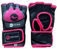 Guante MMA PU Miyagi MB03312 - MB03312 - N/ROSA - S