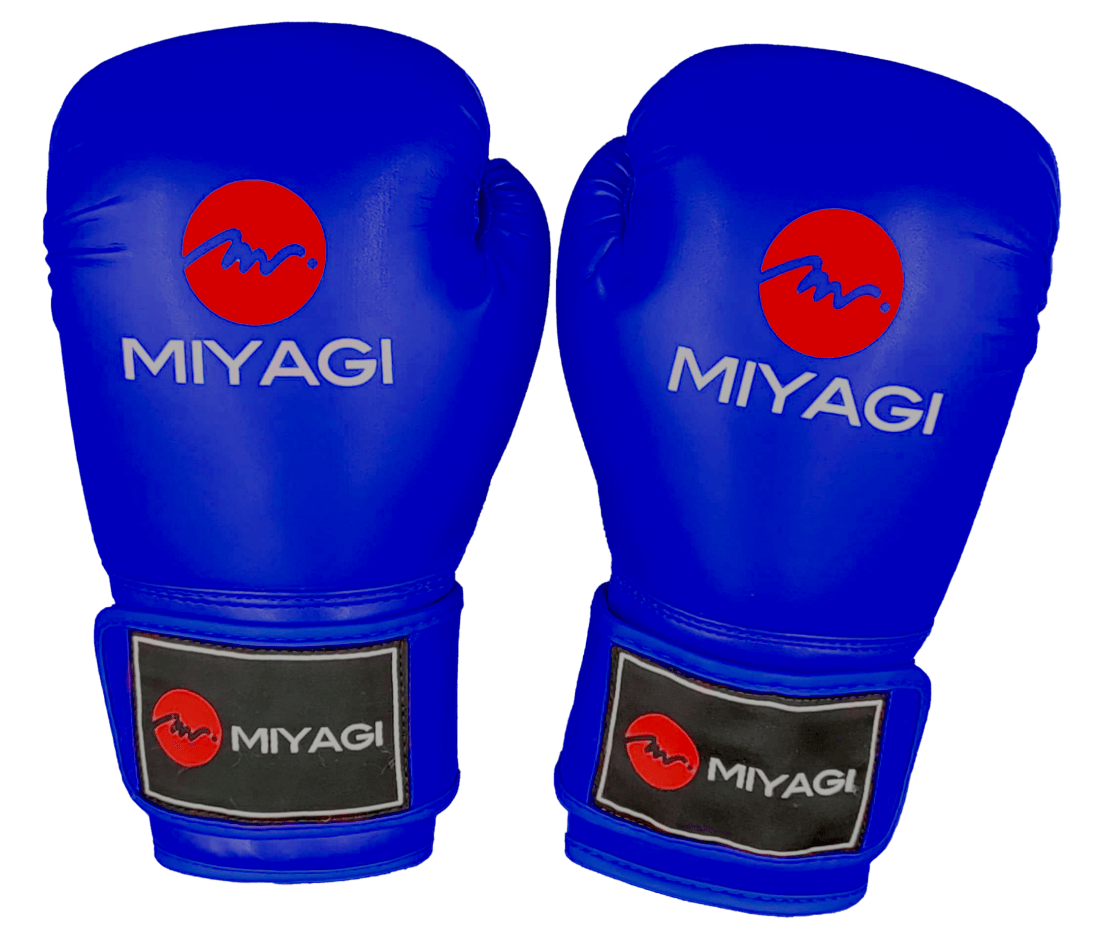Guante Para Boxeo Amateur Miyagi M01160 - M01160-AZU-12Guante de Boxeo