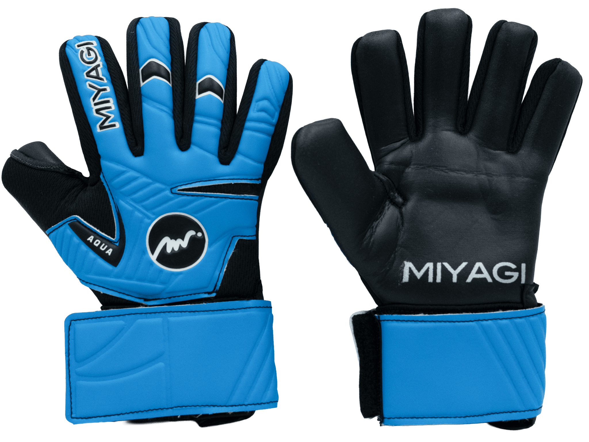 Guantes de Arquero Profesional Miyagi MG020 - MG020-AZU-3Guantes de Arquero