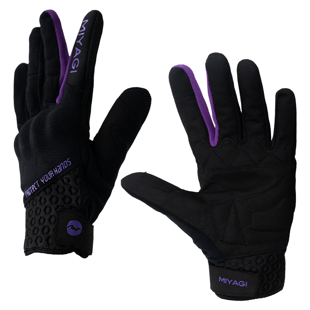 Guantes para Moto Miyagi 3101 NEG - M3101-NG/MOR-XSGUANTES PARA MOTO