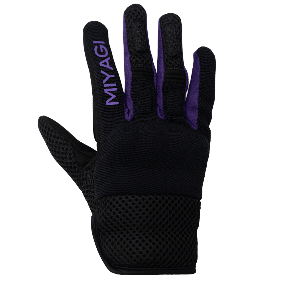 Guantes Para Moto Miyagi 3322 NEG - M3322-NG/MOR-XSGUANTES PARA MOTO