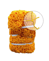 Malla de Futsala PP Amarilla 3mm Normal Miyagi MNET09 - MNET09 - AMA