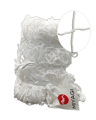 Malla de Futsala PP Amarilla 3mm Normal Miyagi MNET09 - MNET09 - BLA