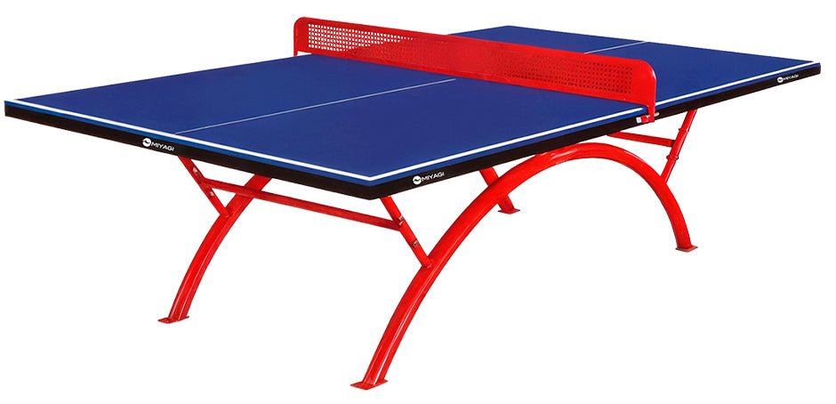 Mesa de Tenis de Mesa para Intemperie SMC 14 mm Miyagi - MSMC14-ROJMesa de tenis