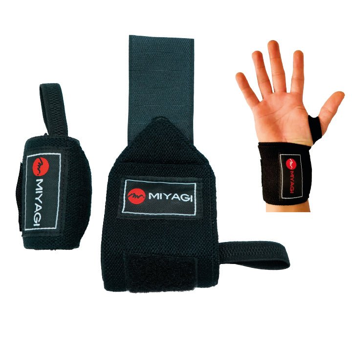 Muñequera de Alta Resistencia Miyagi M167070 - M167070-NEGMuñequera