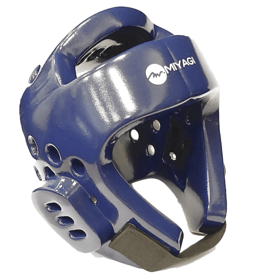 Casco Protector Taekwondo Miyagi MX9412A azul Colombia original 