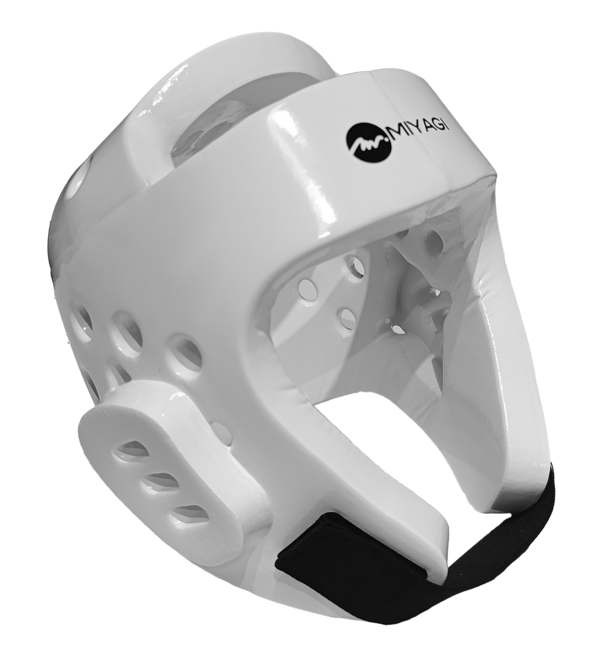 Casco Protector Taekwondo Miyagi MX9412A blanco Colombia original 