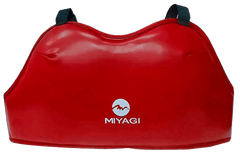 Pechera BRA Para Boxeo Miyagi MX9455 - MX9455-ROJ-SProtector Femenino para Boxeo