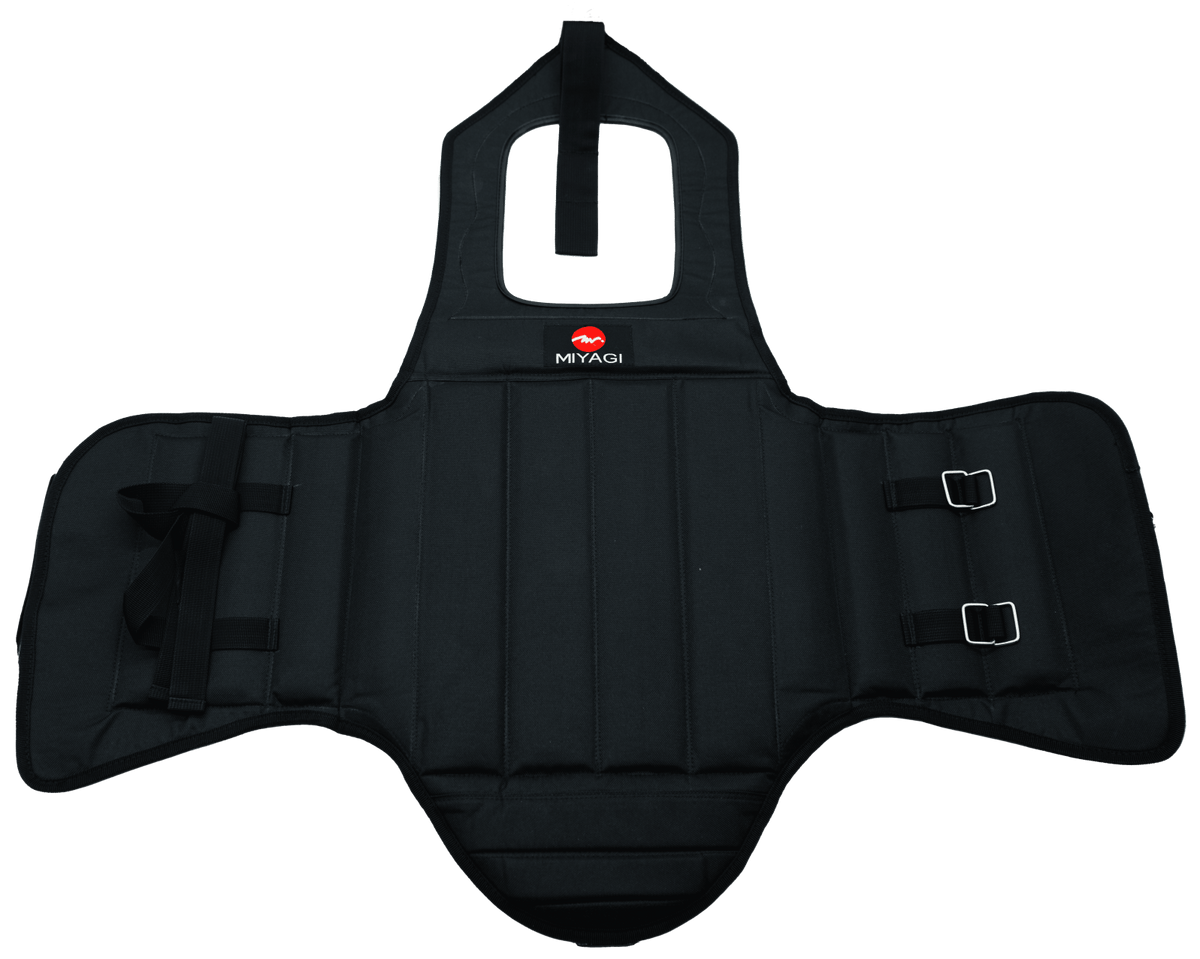 Pechera para Boxeo En Lona Miyagi MX9404 - MX9404-NEG-SPechera para Boxeo