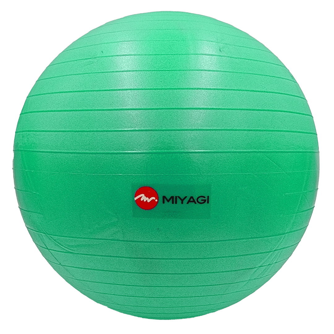 Pelota Pilates MIYAGI Oficial Original Verde Gimnasio Fitness Terapia Colombia Rehabilitacion Dismovel