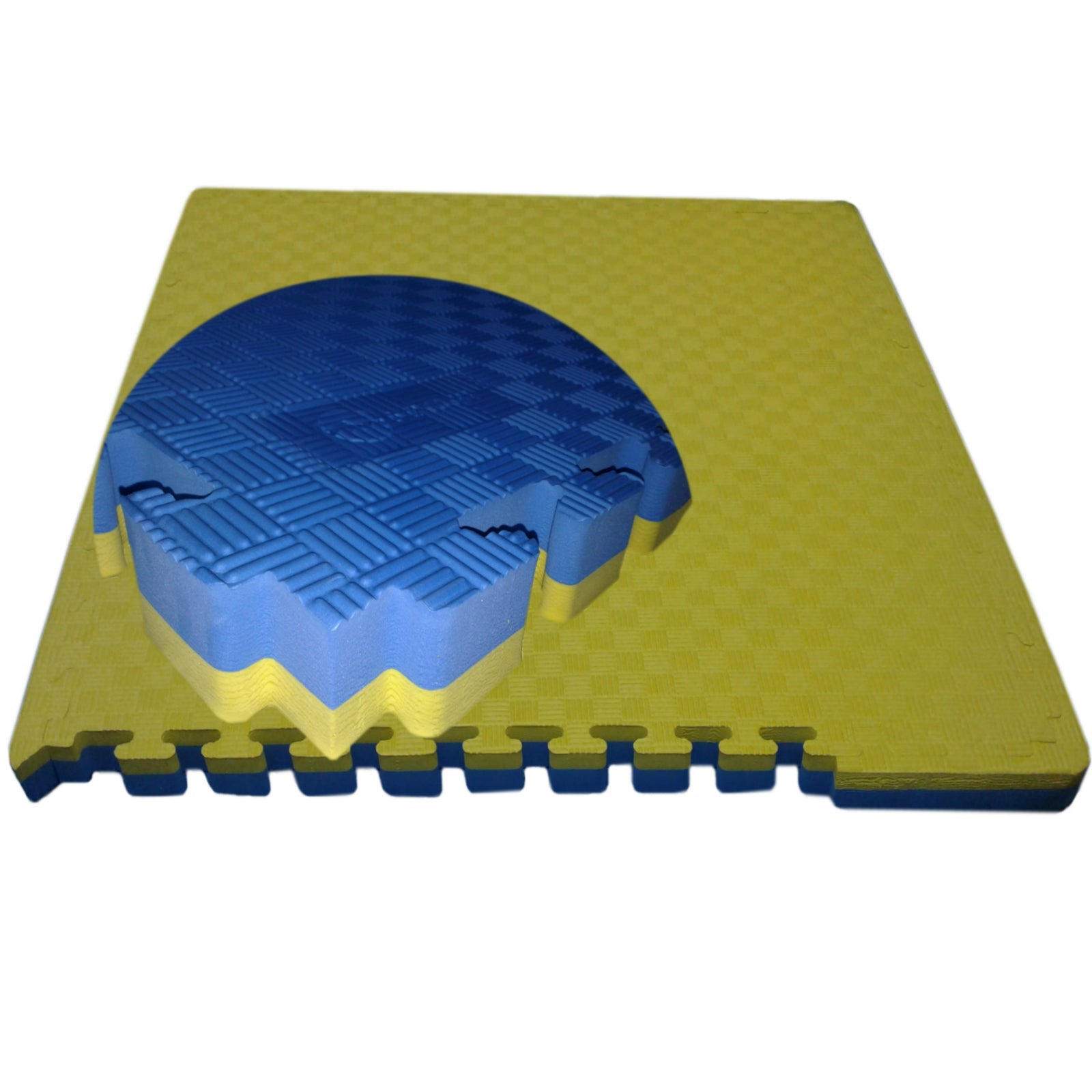 Piso Tatami Azul/Amarillo Judo 1x1x4.0 cm Miyagi AMPI08 - AMPI08