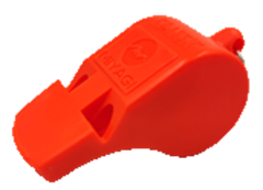 Pito Plástico Tipo Silbato 0618 - 0618 - NARsilbatos