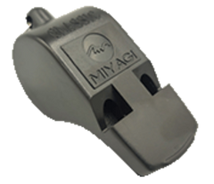 Pito Plástico Tipo Silbato 0618 - 0618 - NEGsilbatos