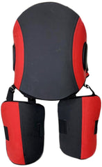 Protector de Abdomen Khanpro K924 - K924 - ROJ - NEG