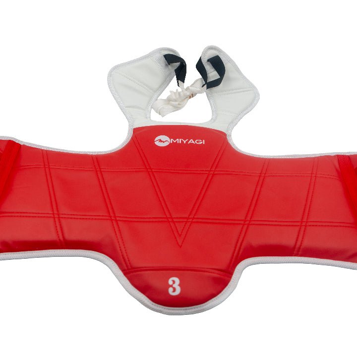 Protector de Pecho Reversible Taekwondo TKD Miyagi MX9413 - MX9413-RYA-XSPechera de taekwondo