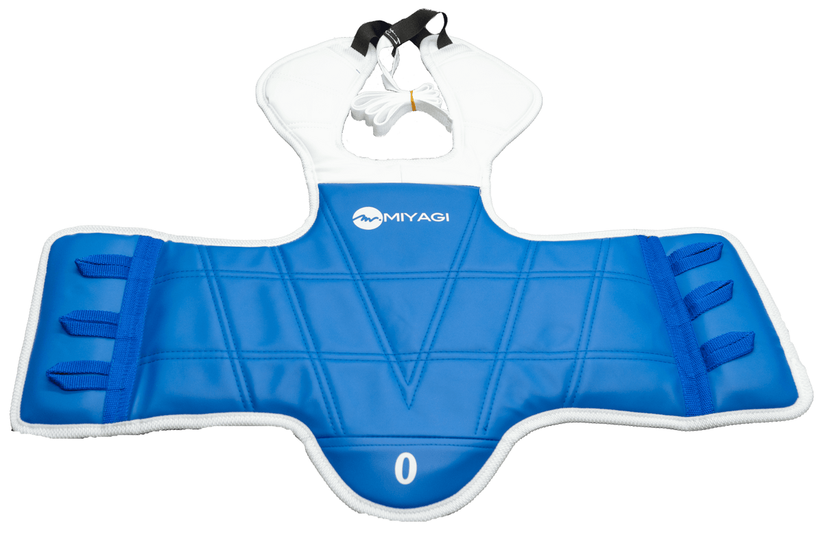 Protector de Pecho Reversible Taekwondo TKD Miyagi MX9413 - MX9413-RYA-XSPechera de taekwondo