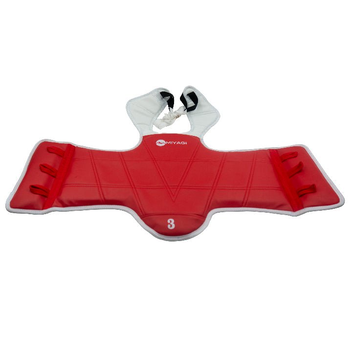 Protector de Pecho Reversible Taekwondo TKD Miyagi MX9413 - MX9413-RYA-XSPechera de taekwondo