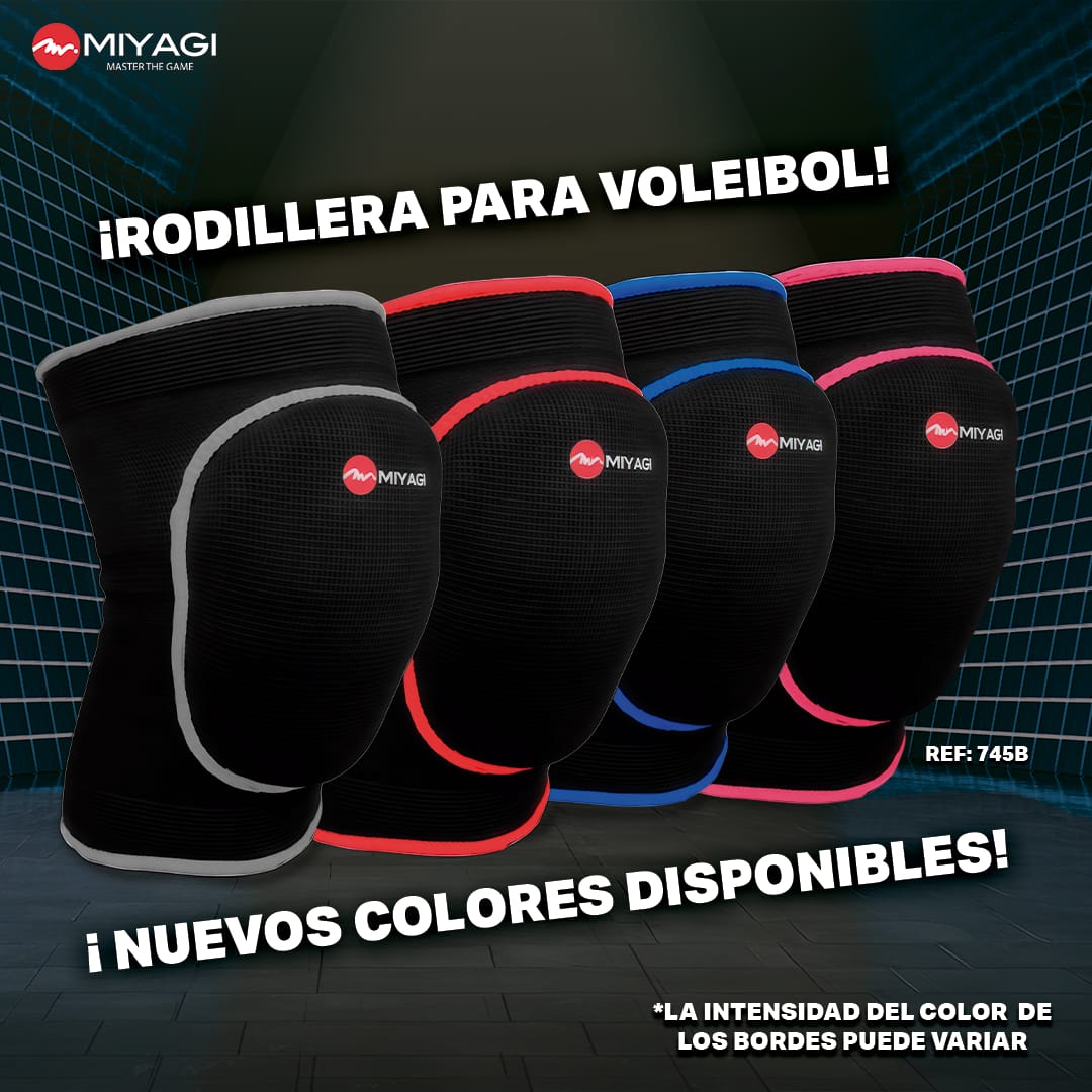 Rodillera Para Voleibol M745B (PAR) - M745B - NE/RS - SRodillera para Voleibol