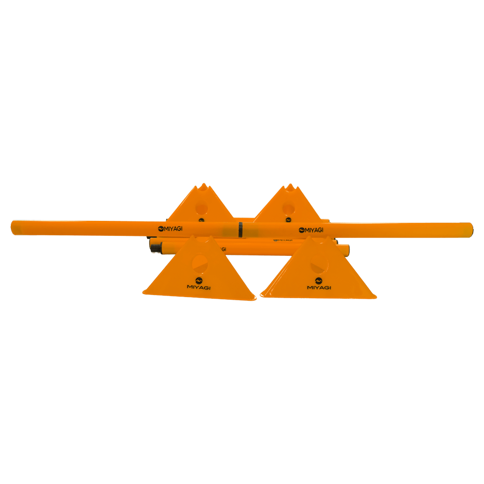 Set de Entrenamiento Miyagi con Conos y Postes 30MM - M30260 - VERSet de Conos