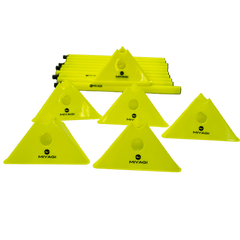 Set de Entrenamiento Miyagi con Conos y Postes 30MM - M30260 - VERSet de Conos