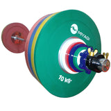 Set De Levantamiento Olimpico De Pesas Miyagi MRBS - C187 - MRBS - C187Gimnasia