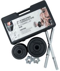 Set de Mancuernas 35 cm c/discos 40L Miyagi M92062 - 40L - M92062 - 40L