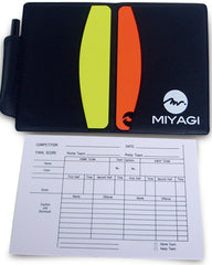 Set de Tarjetas para Árbitro con Lápiz Miyagi M8263W - M8263W